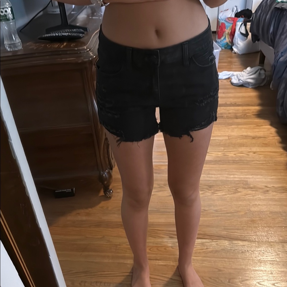 Just USA Black Jean Shorts